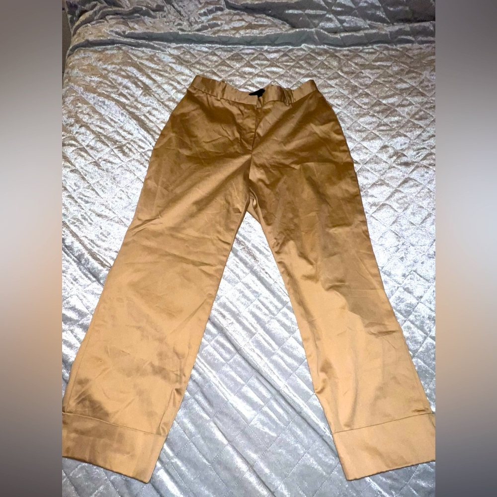 The Limited Tan Cream Modern Trouser Pants Stretch Women's Size 4 NWT